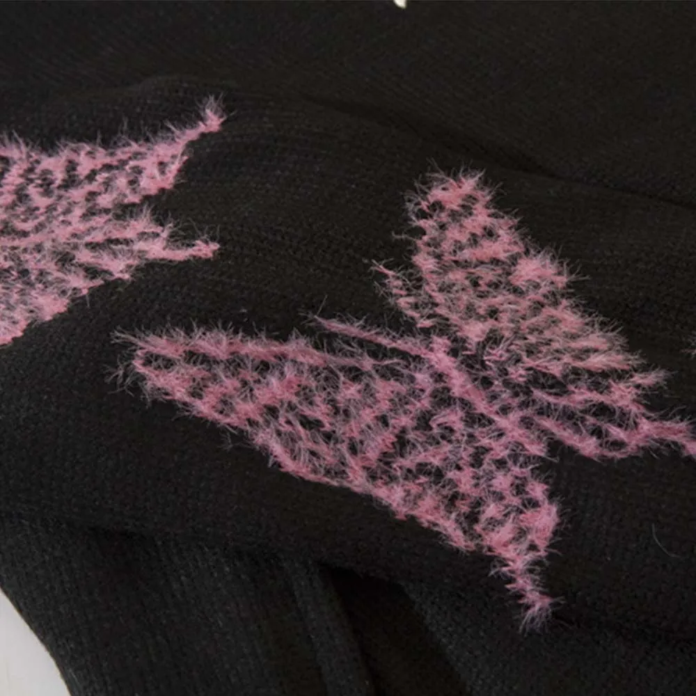 High Street Butterfly Letter Jacquard Sweater