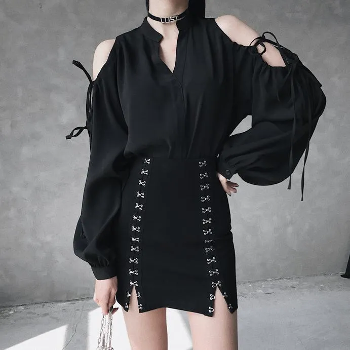 High Waist Hook Skirt SD00412