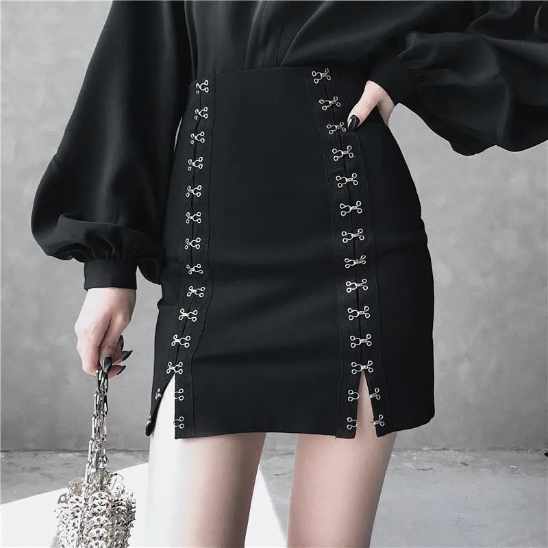 High Waist Hook Skirt SD00412
