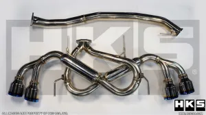 HKS GT-R R35 LEGAMAX Premium Flux Exhaust System