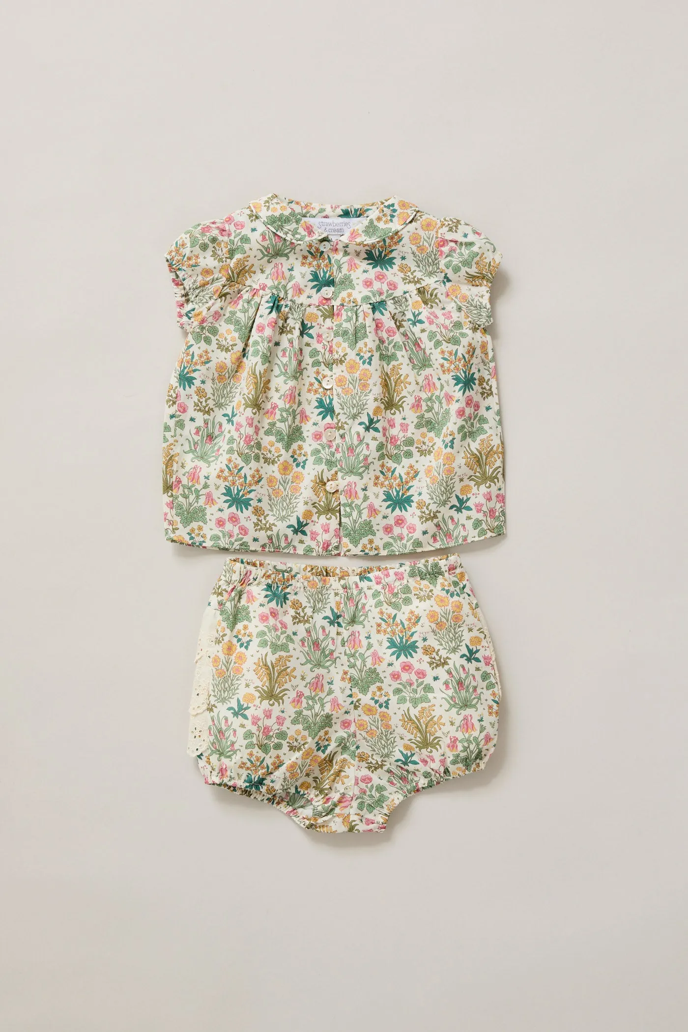 Honey Blouse  Set Flower Chess