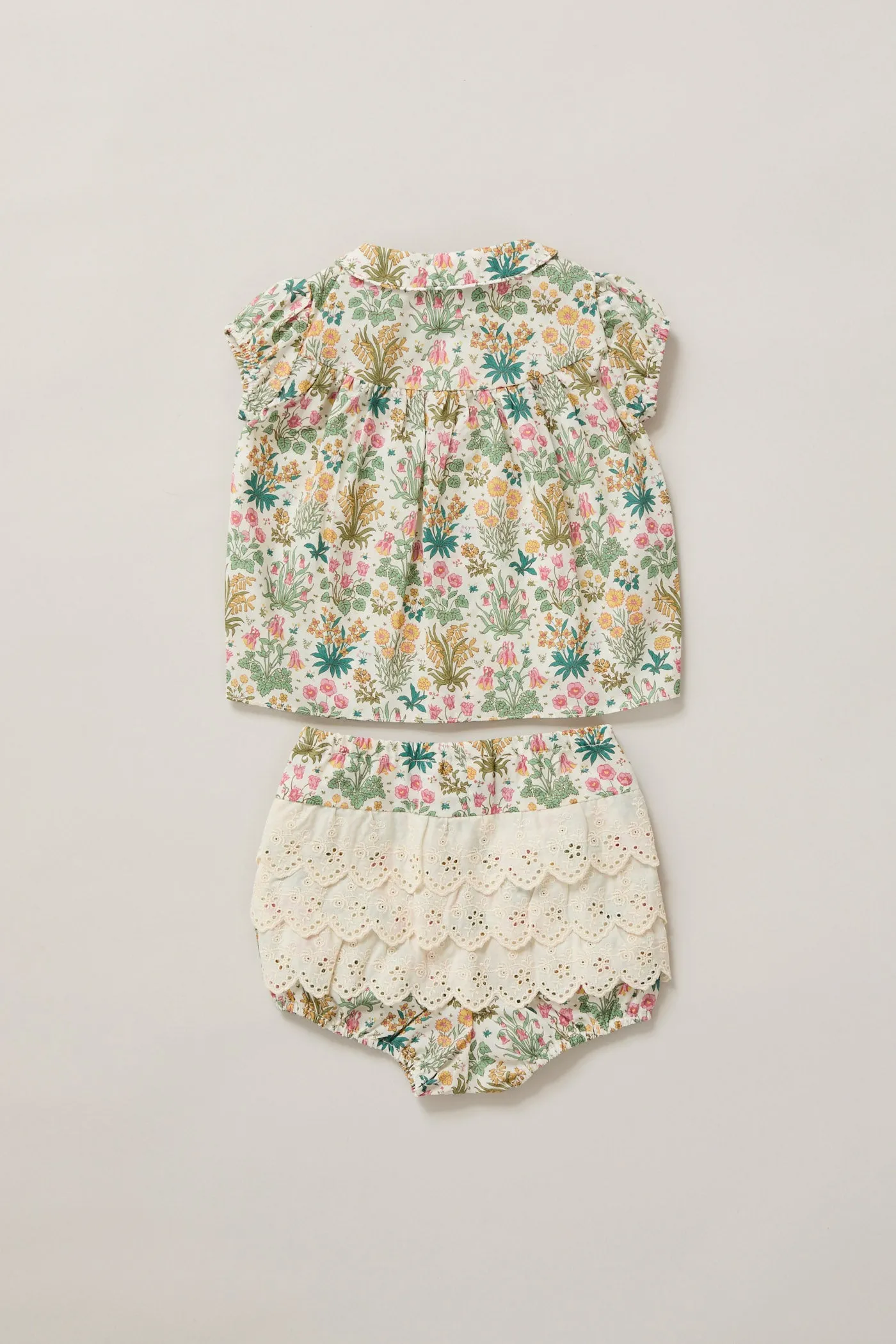 Honey Blouse  Set Flower Chess