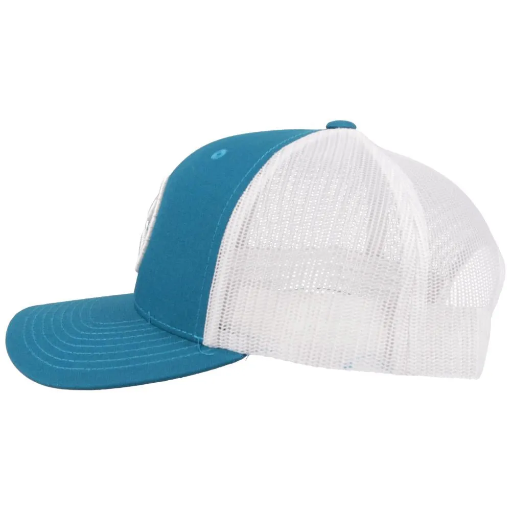 Hooey 0 Classic Teal/White 6-Panel Trucker Hat 2109T-TLWH