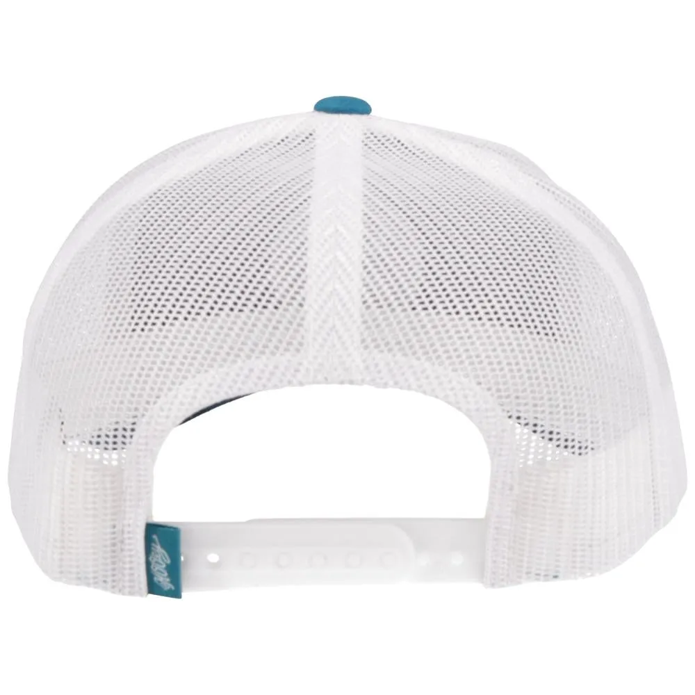 Hooey 0 Classic Teal/White 6-Panel Trucker Hat 2109T-TLWH