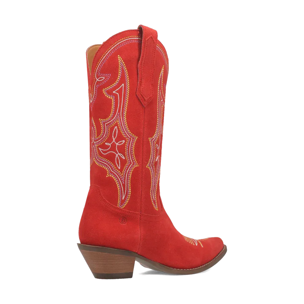 HOT SAUCE LAD 13 SUEDE RED