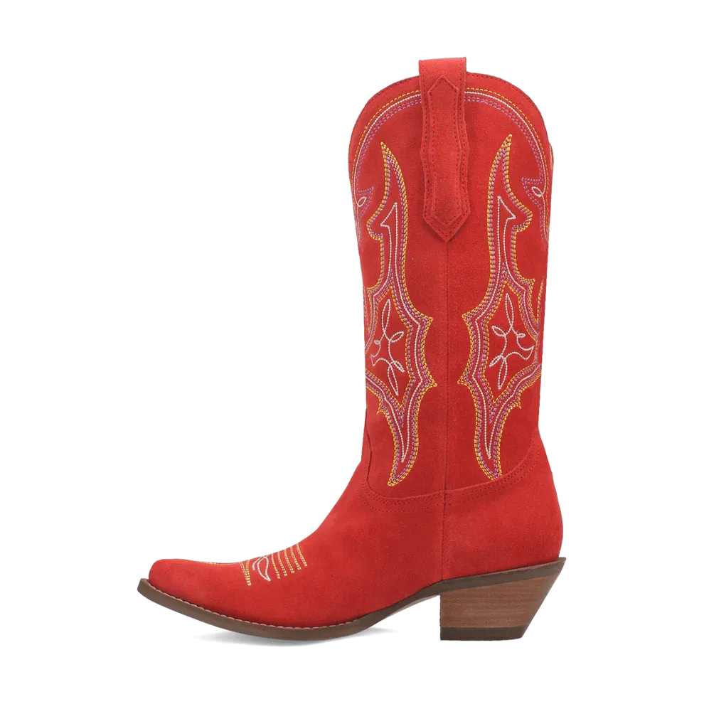 HOT SAUCE LAD 13 SUEDE RED