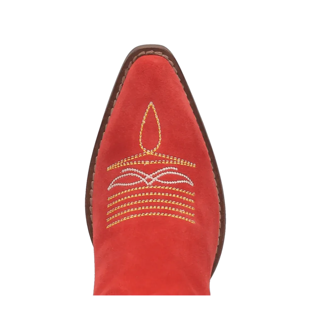HOT SAUCE LAD 13 SUEDE RED