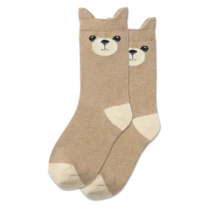 HOTSOX Kid's Teddy Bear Crew Socks