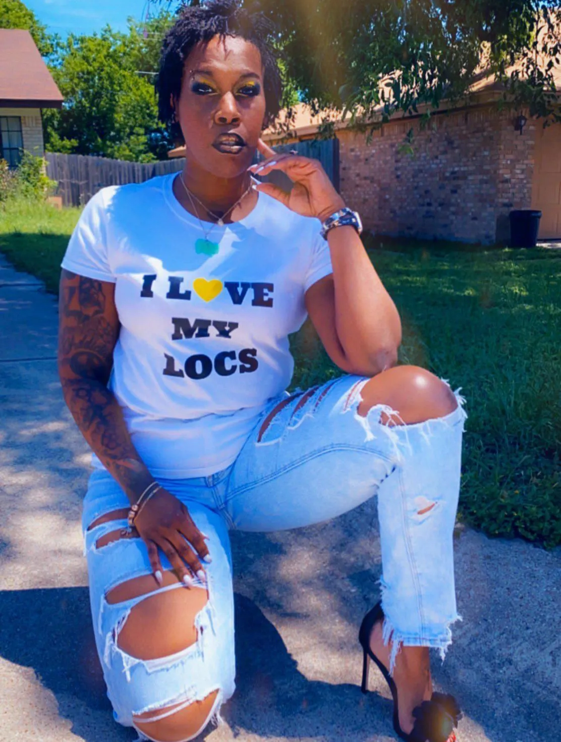 I LOVE MY LOCS TEE