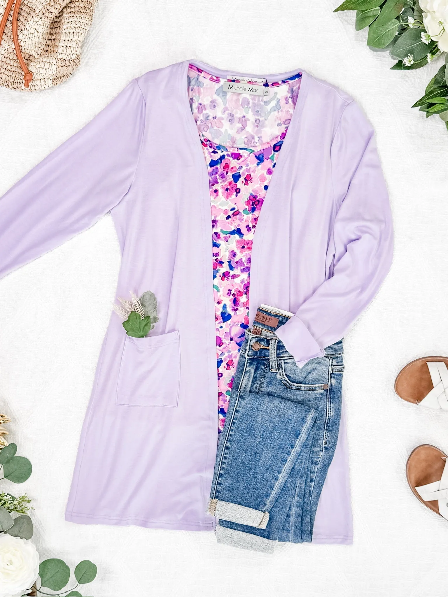 IN STOCK Classic Cardigan - Lavender
