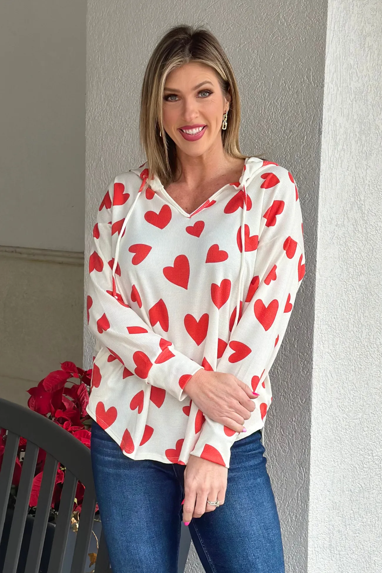 It All Begins With Love Pocket Hoodie Top
