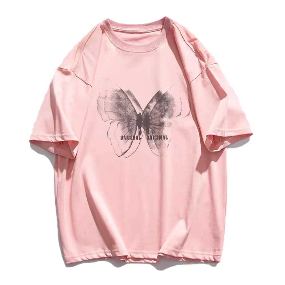Japanese simple butterfly T-shirt