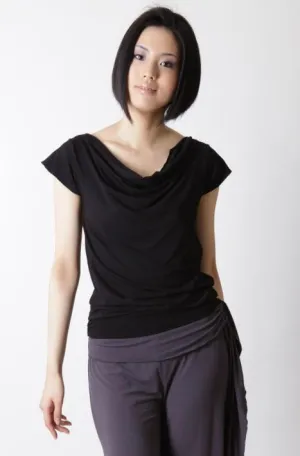 Jersey Cowlneck Tee