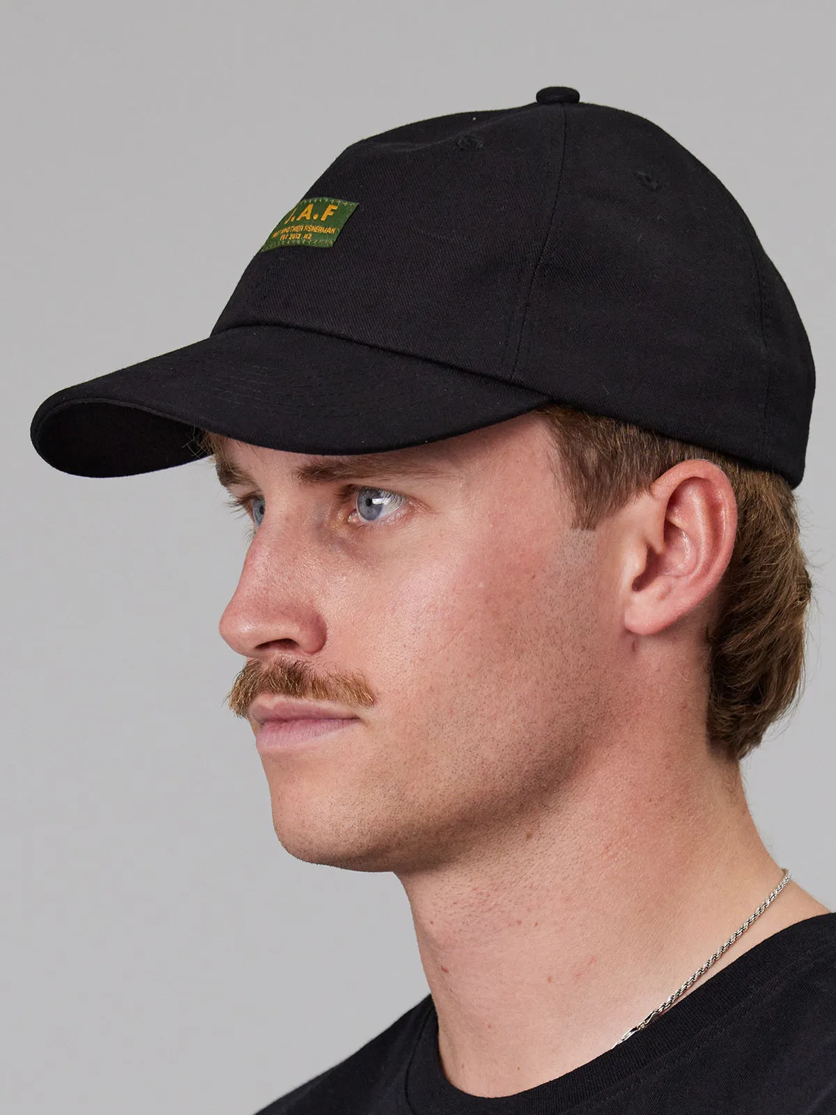 JUST ANOTHER FISHERMAN J.A.F CAP - BLACK