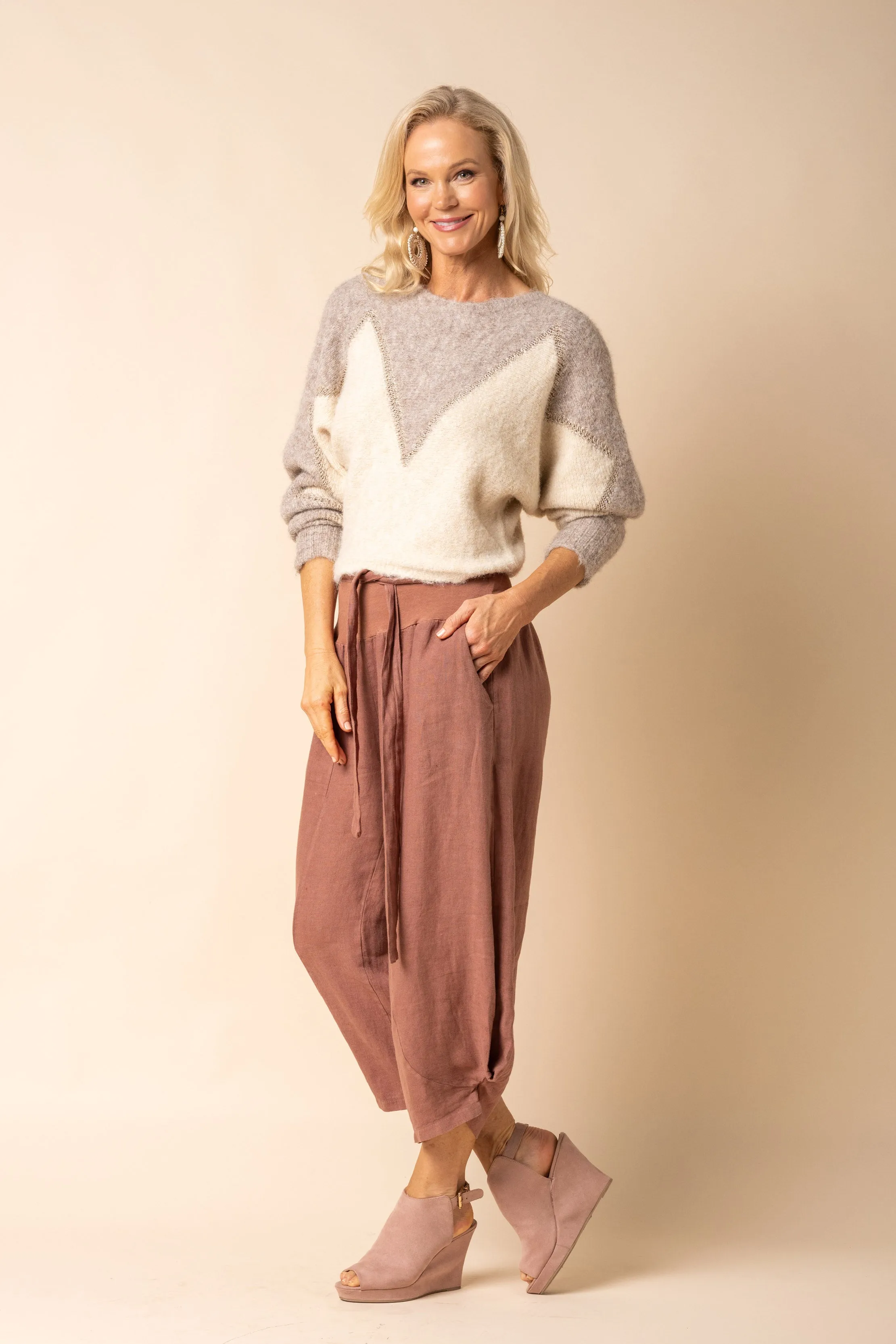 Kaja Knit Top in Latte
