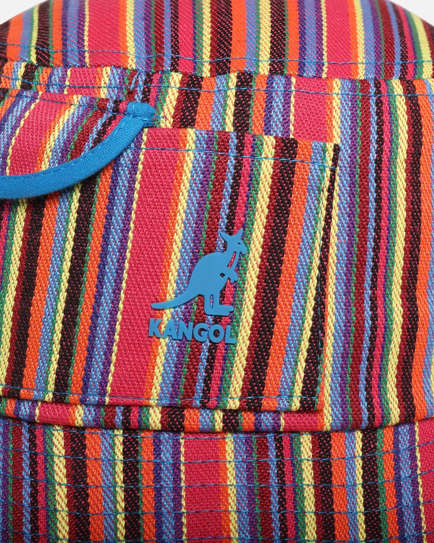 Kangol Multi Color Stripe Bucket Hat Rainbow