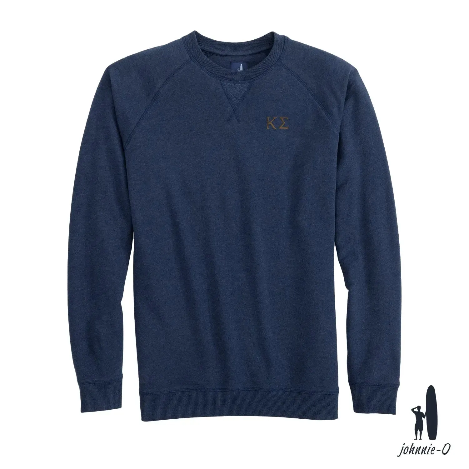 Kappa Sig Johnnie-O Navy Freeman Crewneck