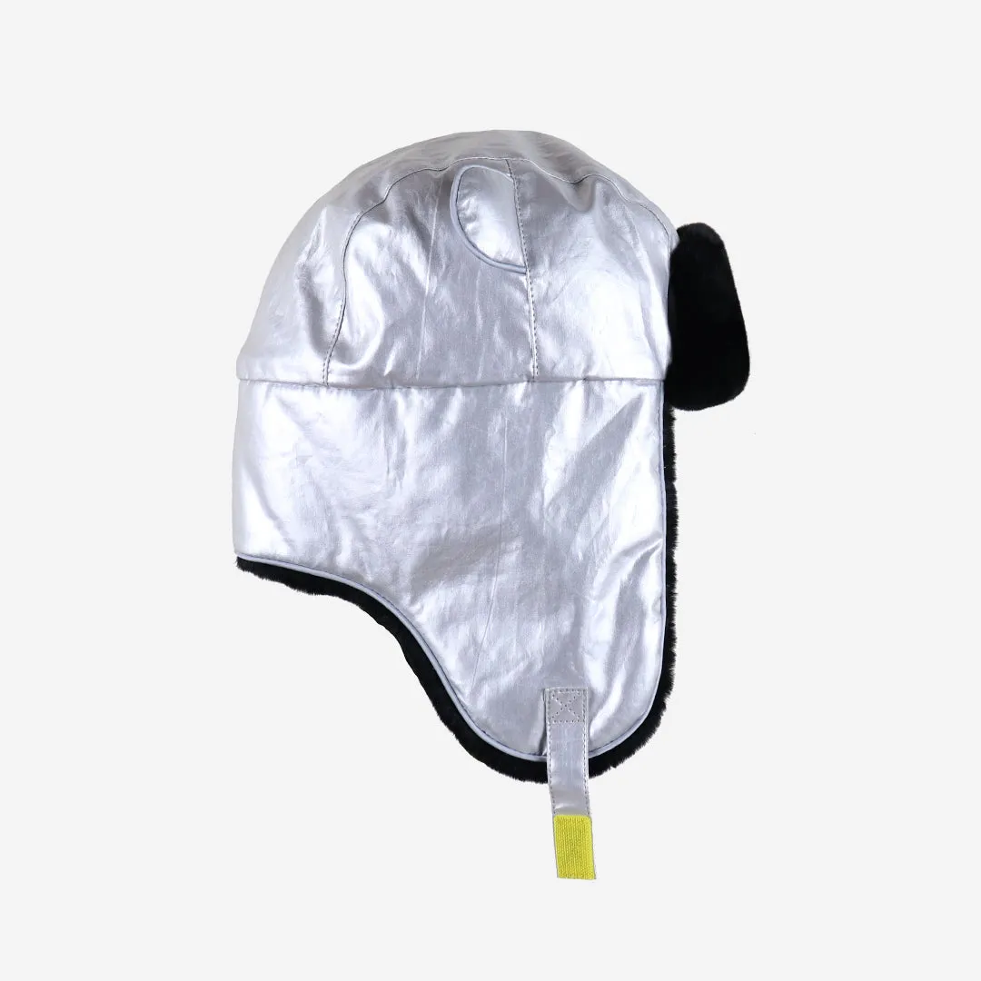 Kids Arctic Cub Hat: Silver