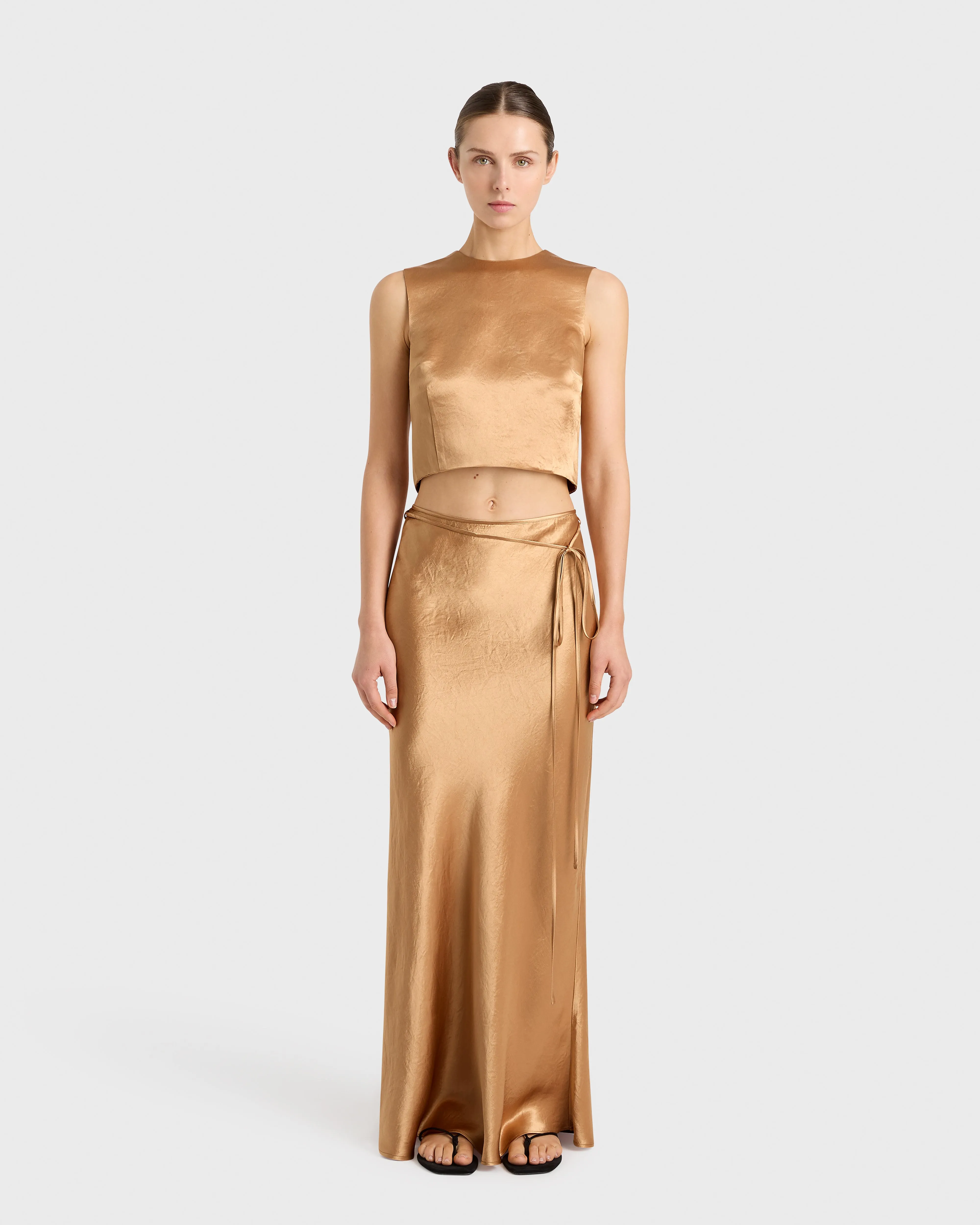 Kobe Button Back Bodice - Honey