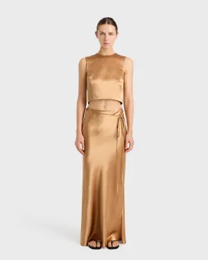 Kobe Button Back Bodice - Honey