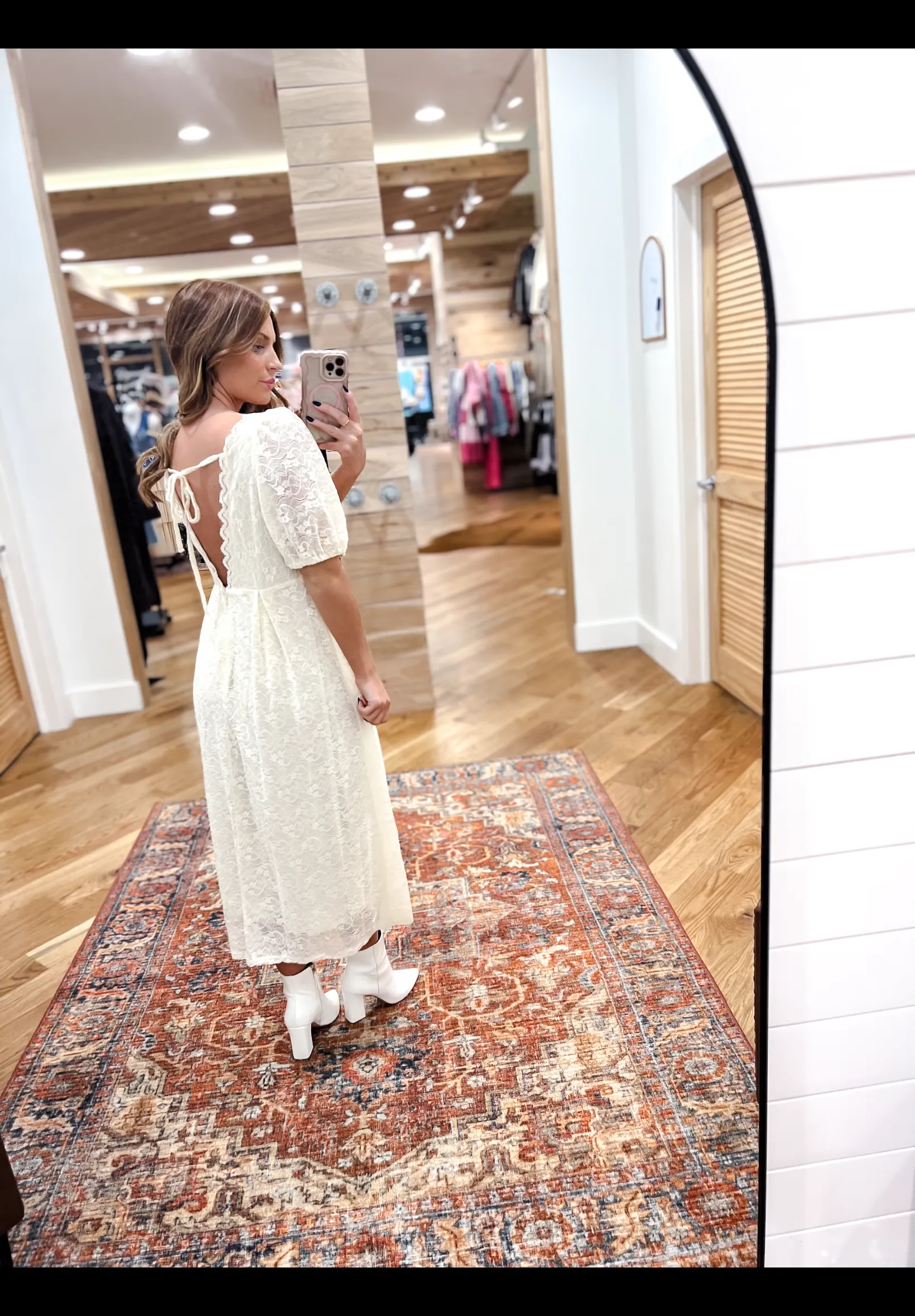 Lace Reverie Midi Dress