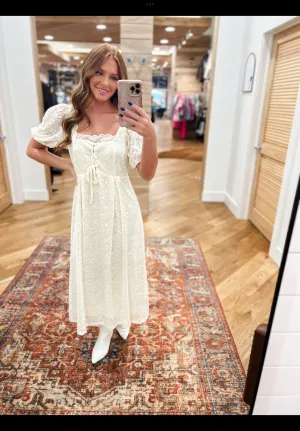 Lace Reverie Midi Dress