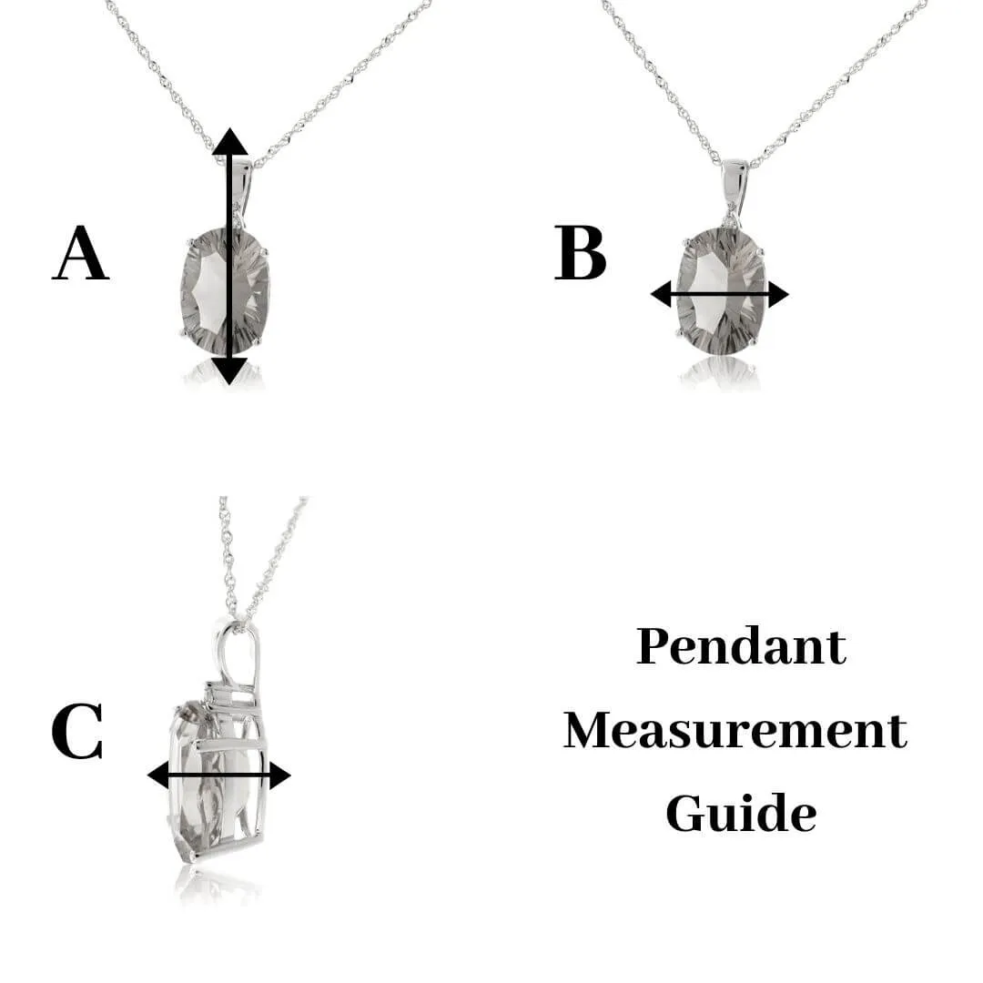 Large Crossed Skis "Park City" Charm or Pendant