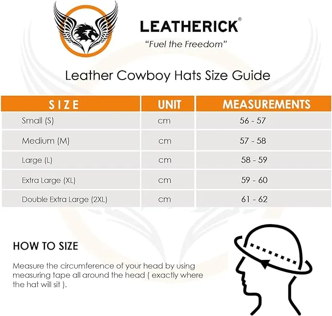 Leatherick Suede Black Aussie Style Bush Leather hat