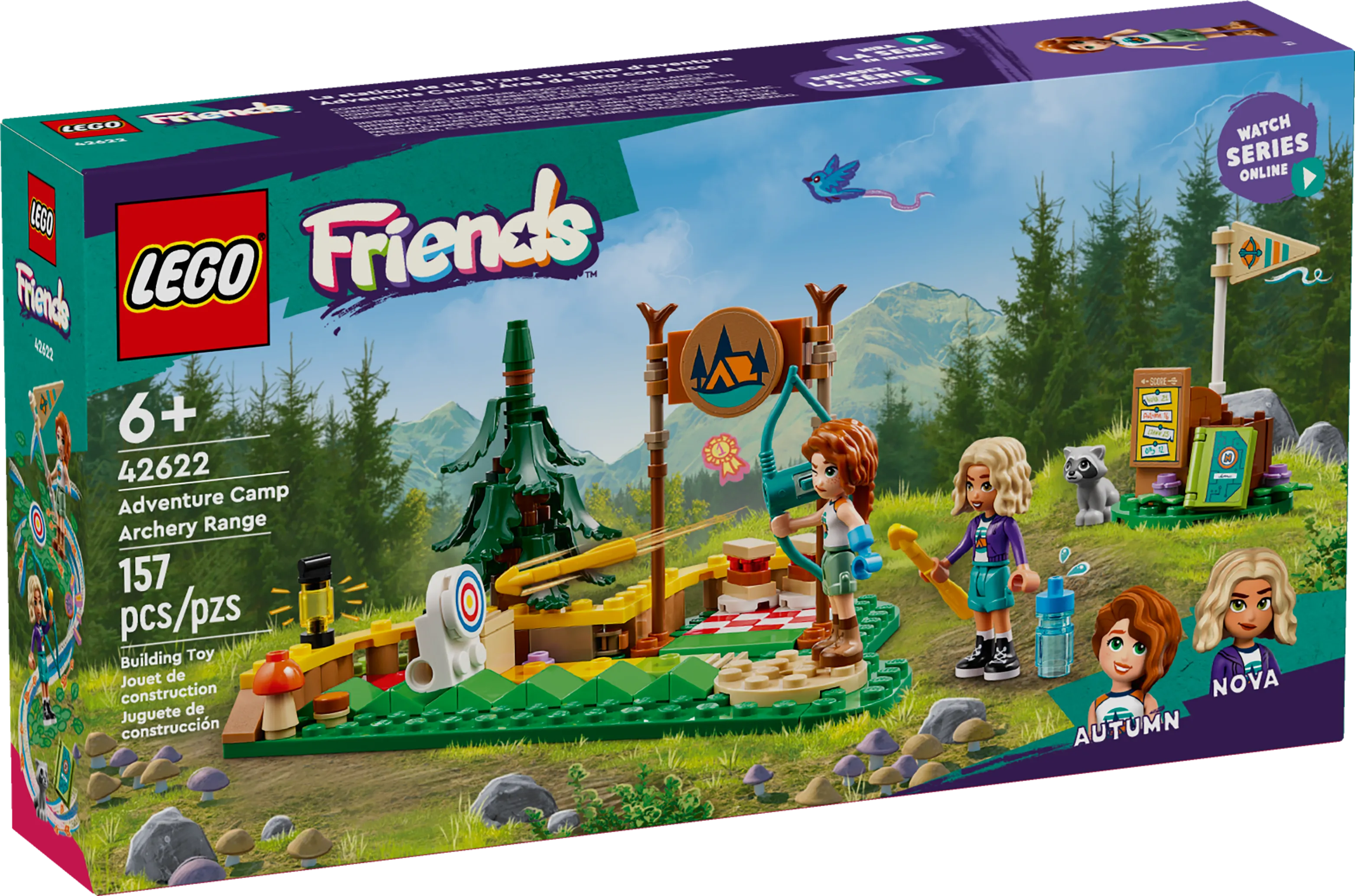 LEGO® Friends Adventure Camp Archery Range, Imaginative Role-Play Building Toy for Kids 42622