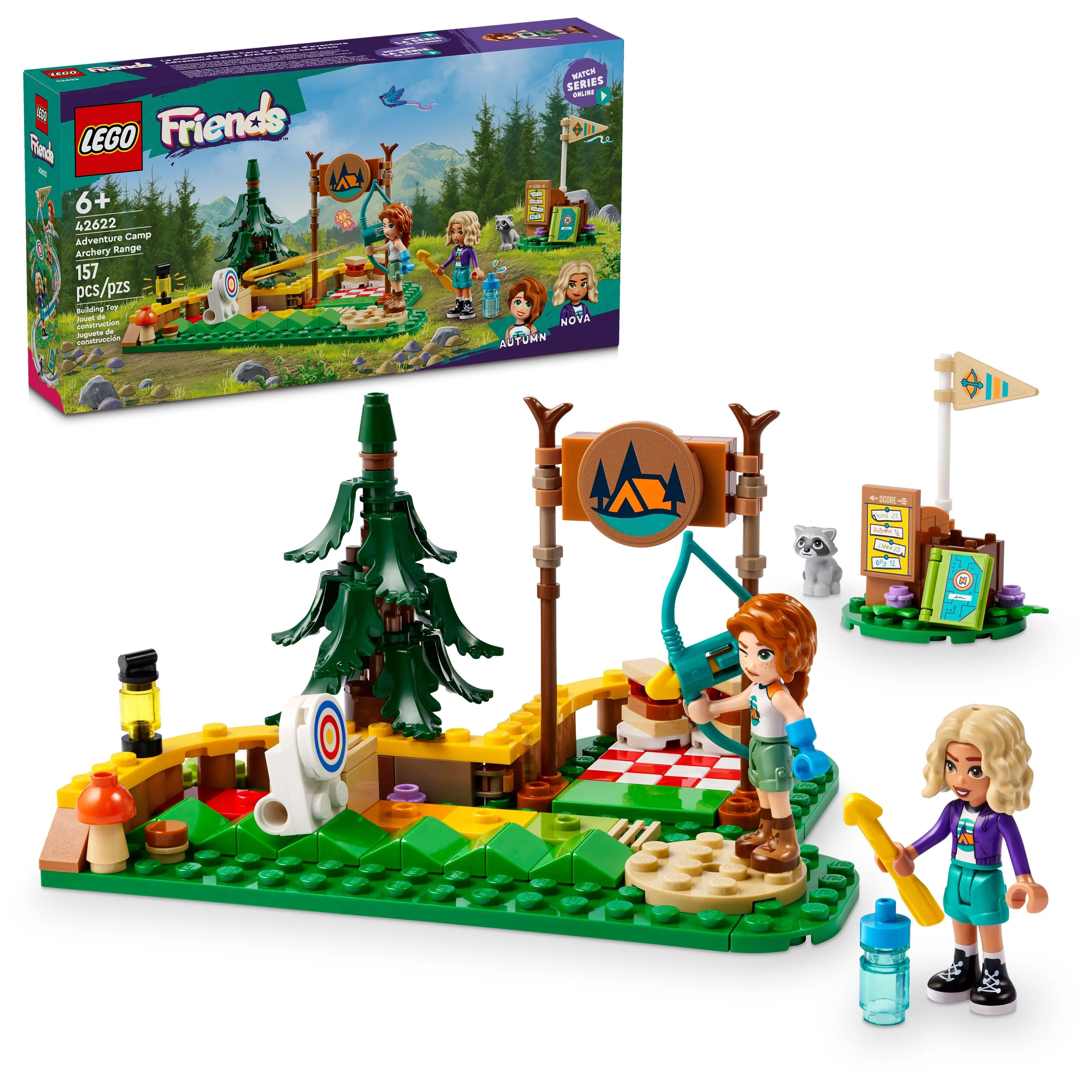 LEGO® Friends Adventure Camp Archery Range, Imaginative Role-Play Building Toy for Kids 42622
