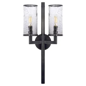 Liaison Double Sconce, Bronze - Visual Comfort