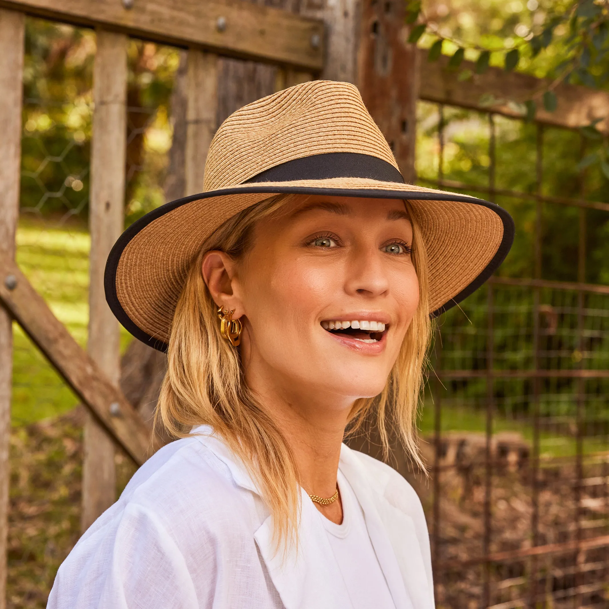 Lois Fedora Hat - Camel