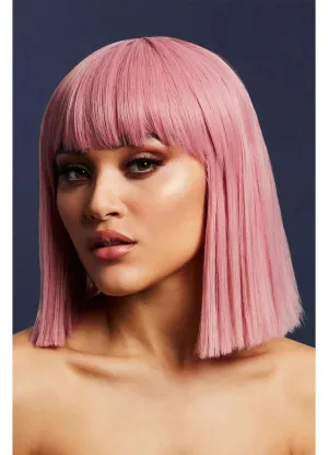 Lola Wig Ash Pink