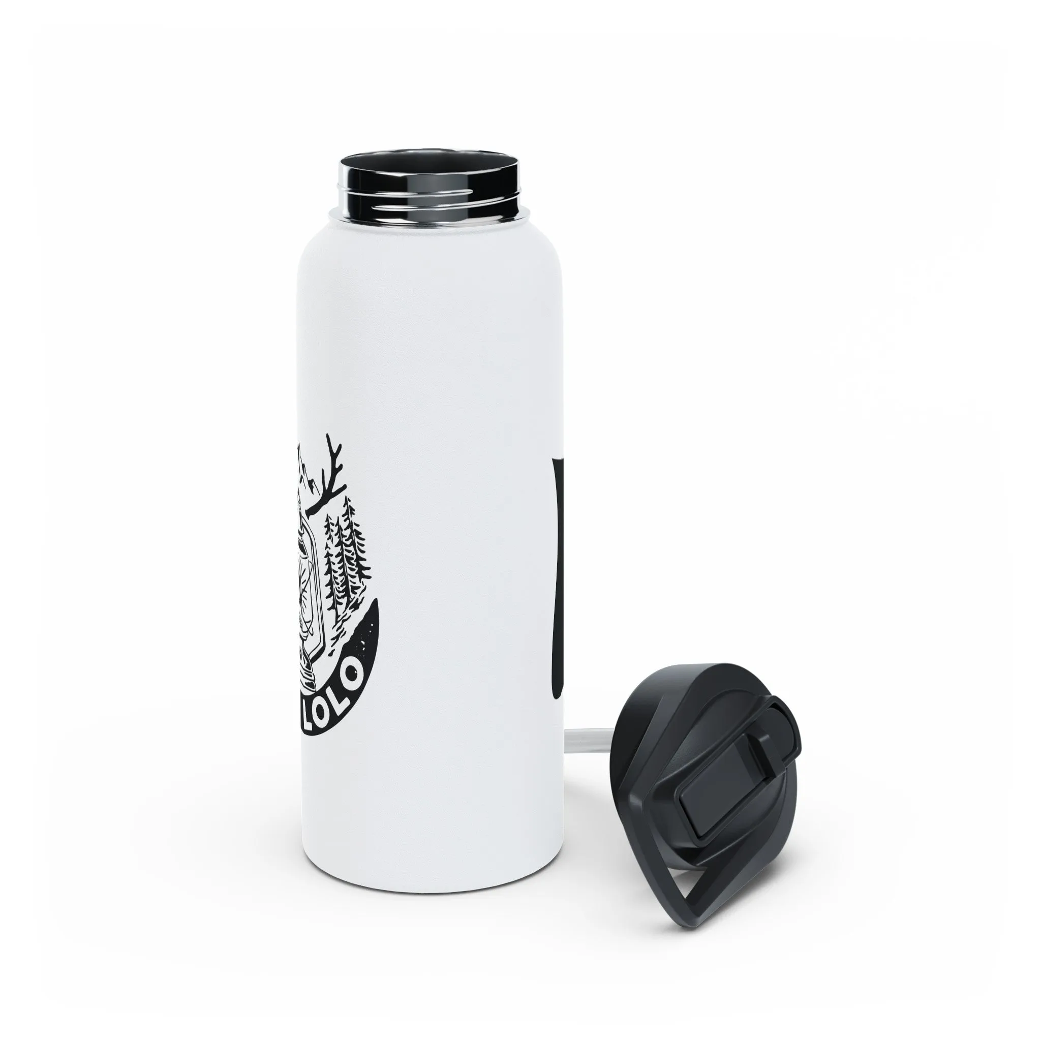 Lolo Lantern Stainless Steel Water Bottle, Standard Lid