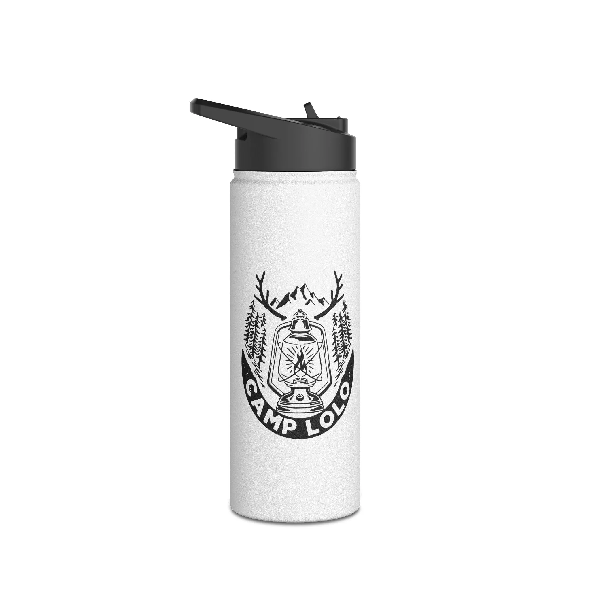 Lolo Lantern Stainless Steel Water Bottle, Standard Lid