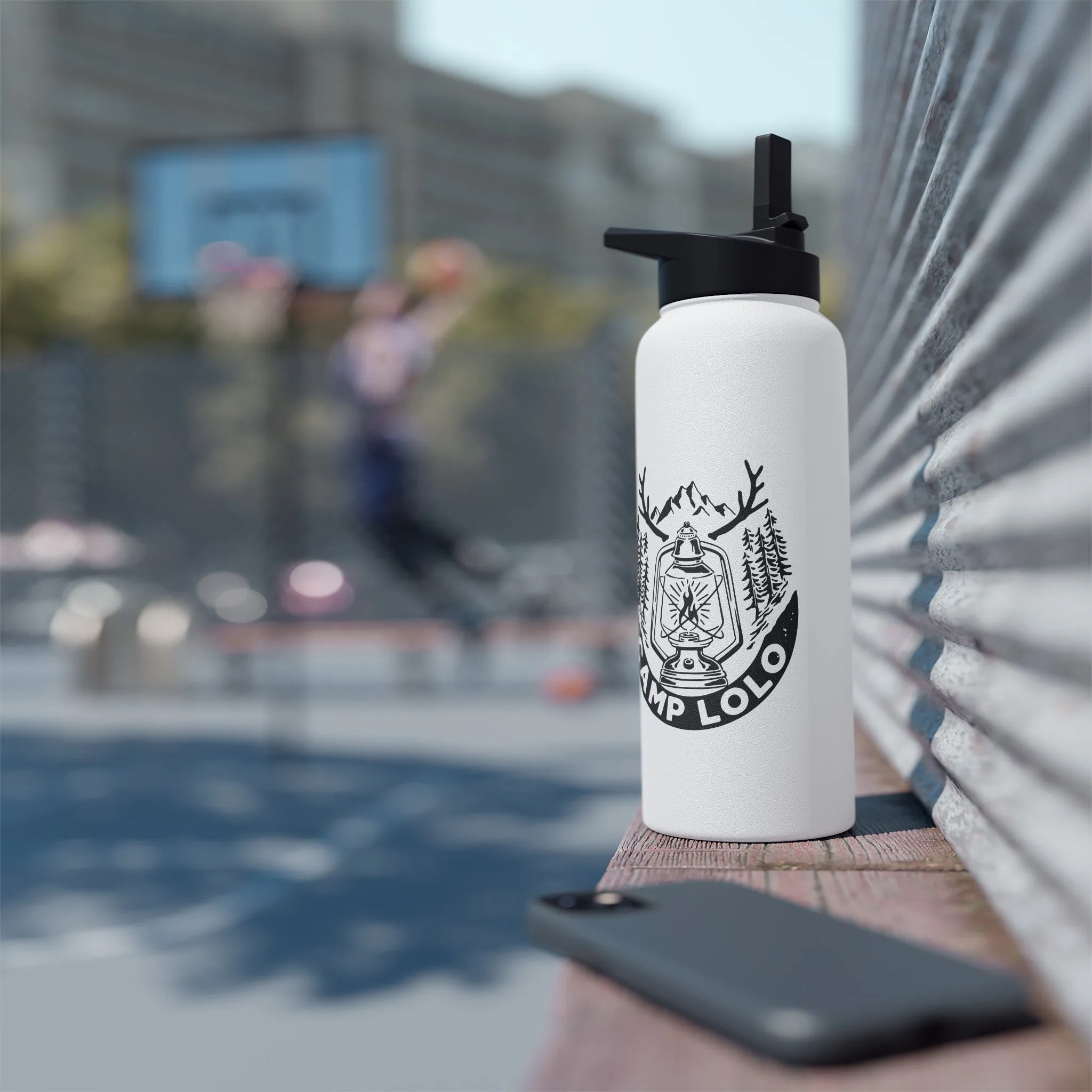 Lolo Lantern Stainless Steel Water Bottle, Standard Lid
