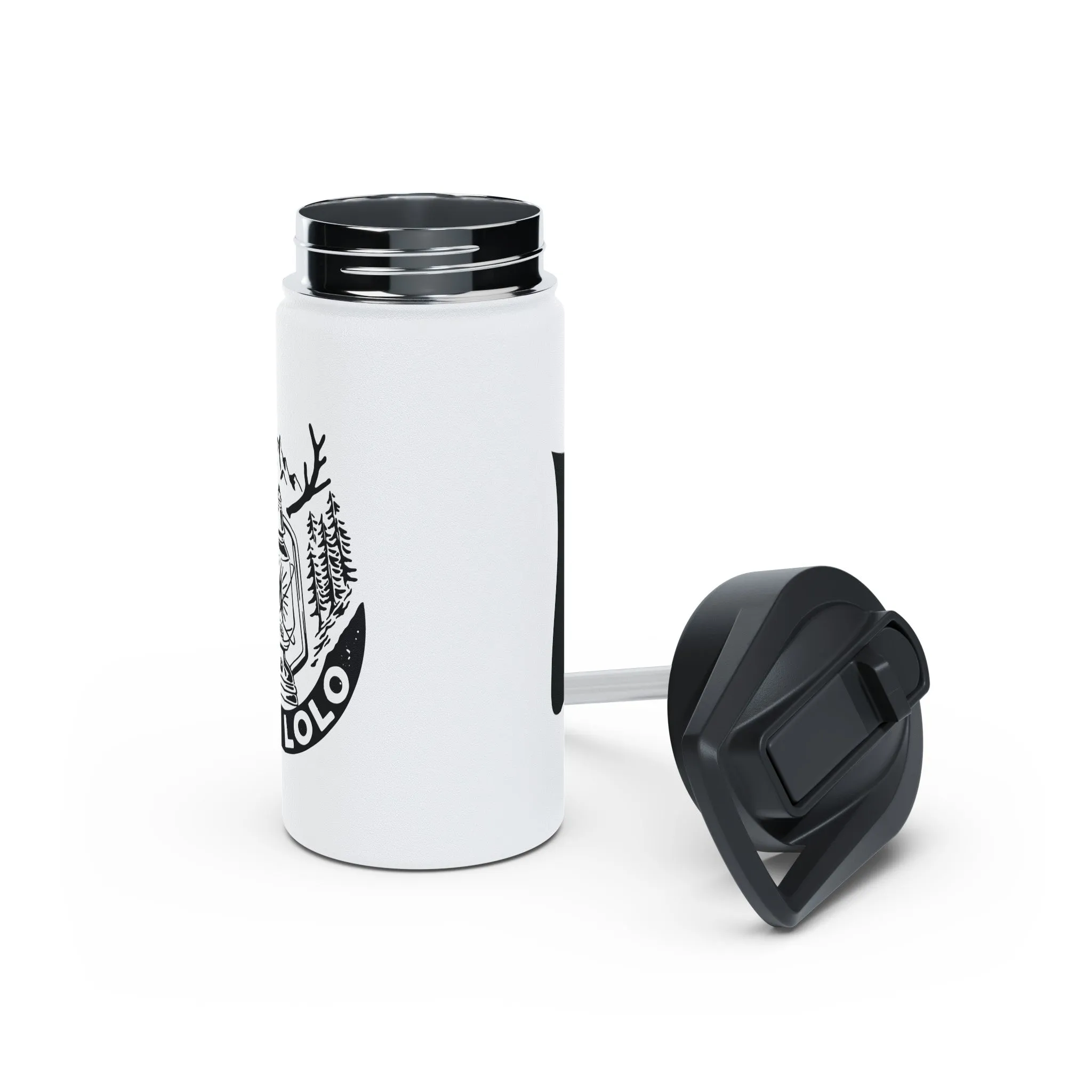 Lolo Lantern Stainless Steel Water Bottle, Standard Lid