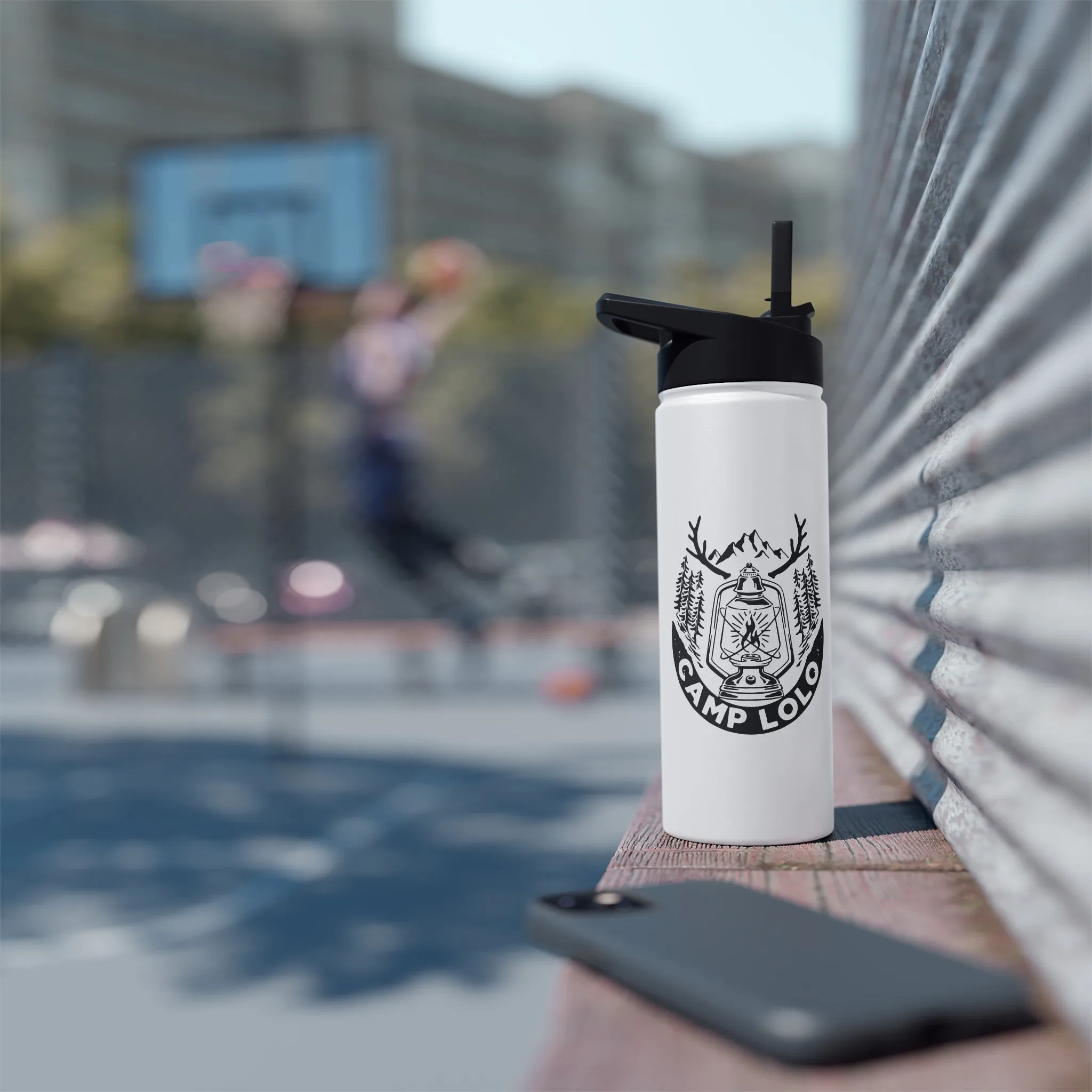 Lolo Lantern Stainless Steel Water Bottle, Standard Lid