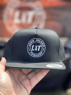 Long Island Threads Logo Snapback (Black)