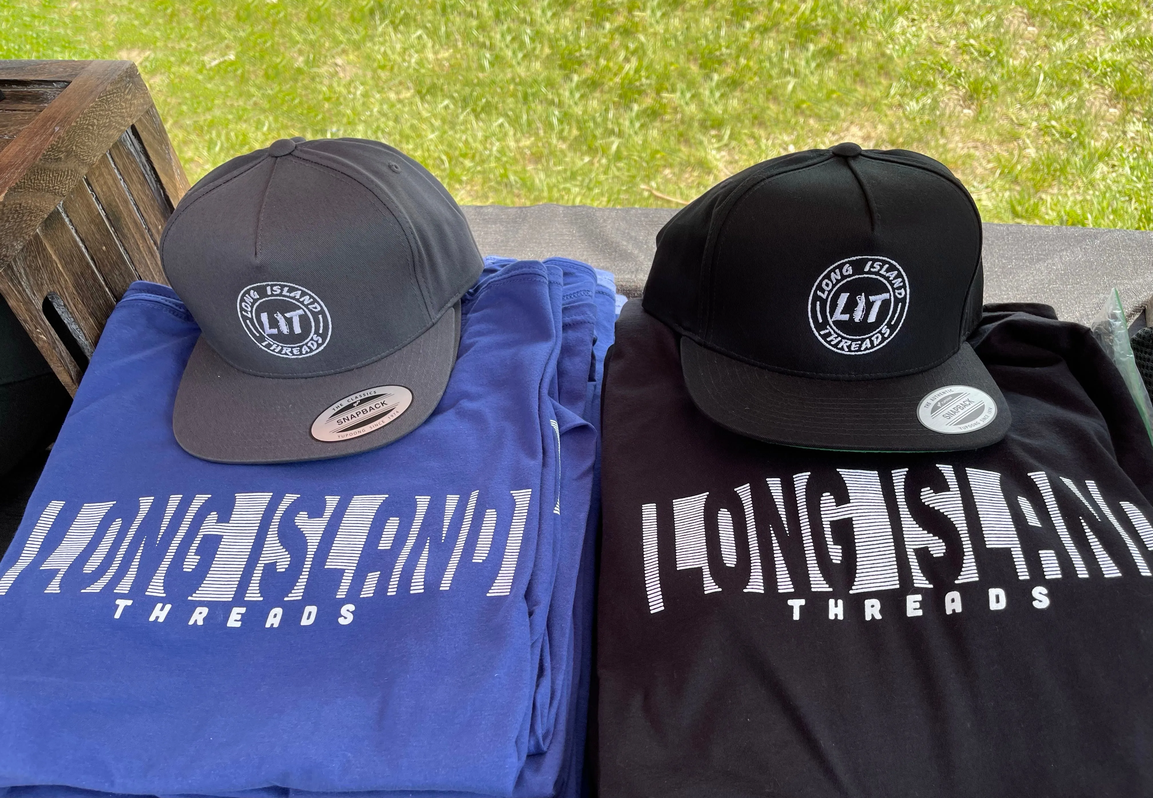 Long Island Threads Logo Snapback (Black)