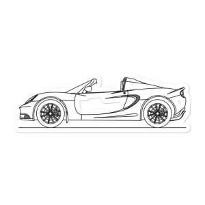 Lotus Elise Series 3 Silhouette Sticker