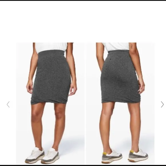 Lululemon Boulevard Bliss Skirt Grey Size: Medium 8-10