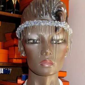 Maison Michel Bouclette Chains Hair Headband