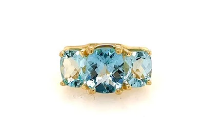 Majestic Blue Topaz Ring