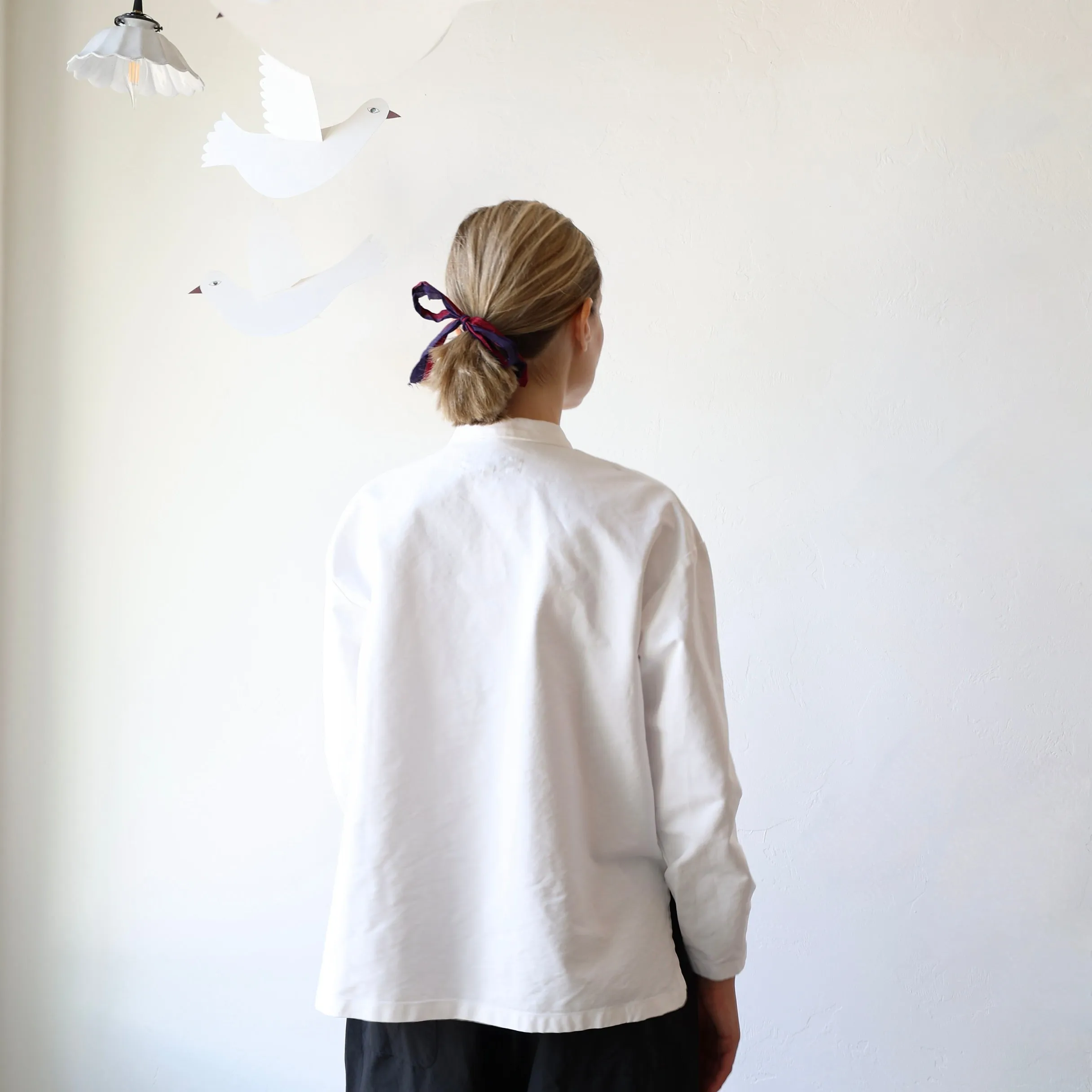 Manuelle Guibal Brushed Cotton Shirt Jacket - White