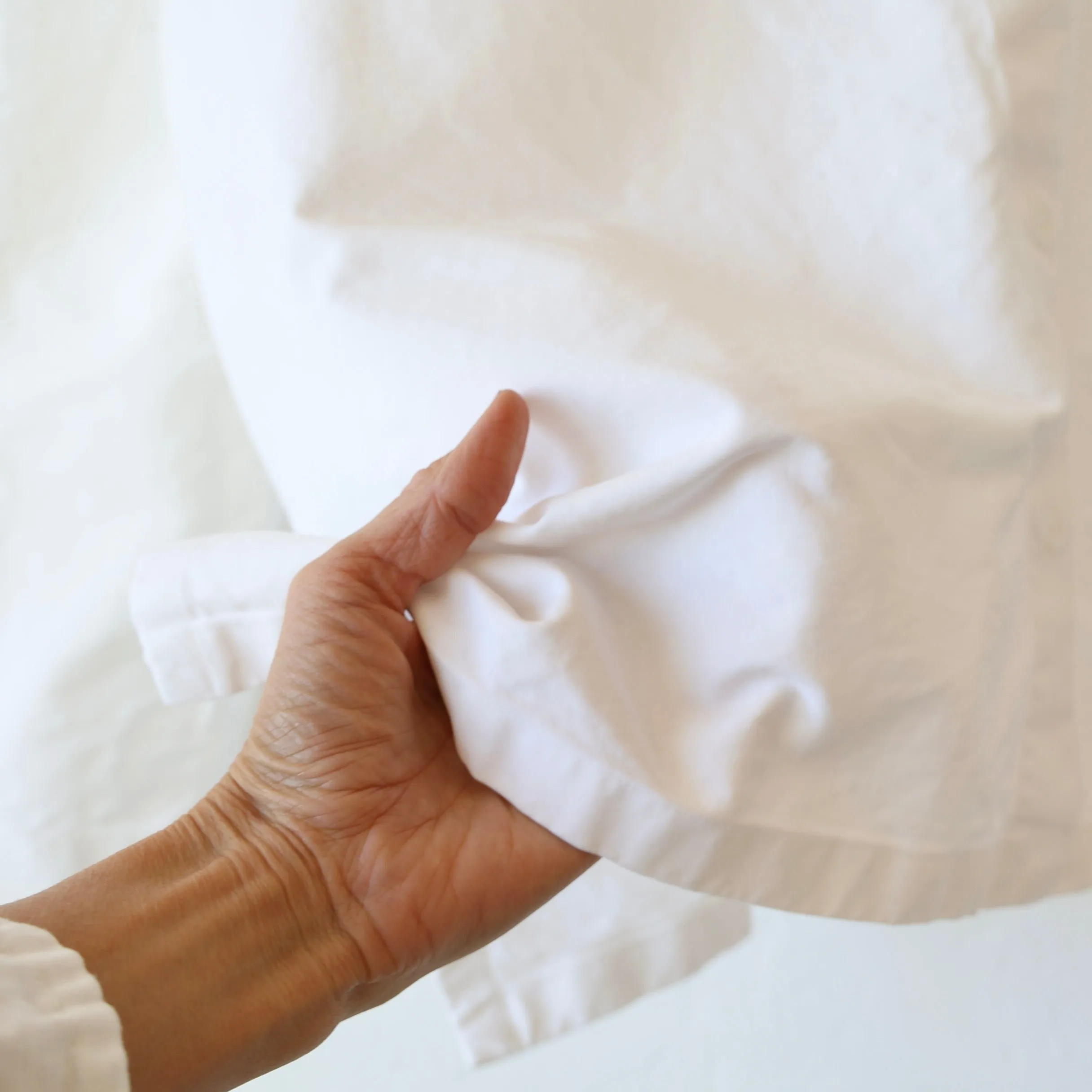 Manuelle Guibal Brushed Cotton Shirt Jacket - White