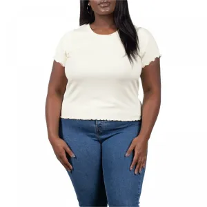 Mauby Women's Plus Size Lettuce Edge T-Shirt