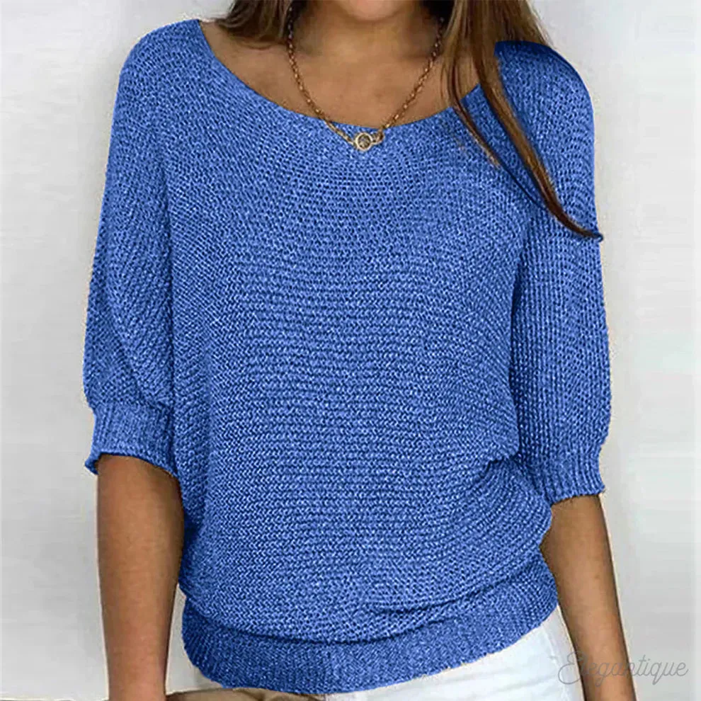 Maxie - Cozy Relaxed Knit Top