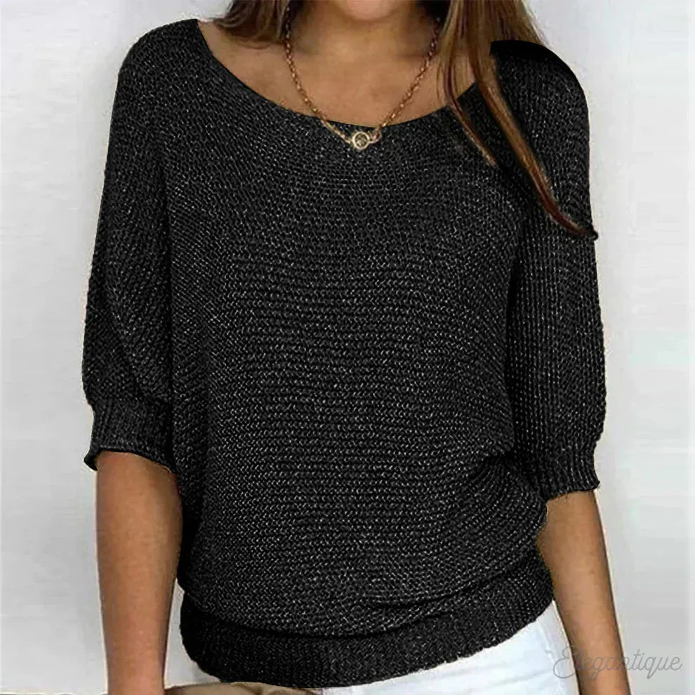 Maxie - Cozy Relaxed Knit Top