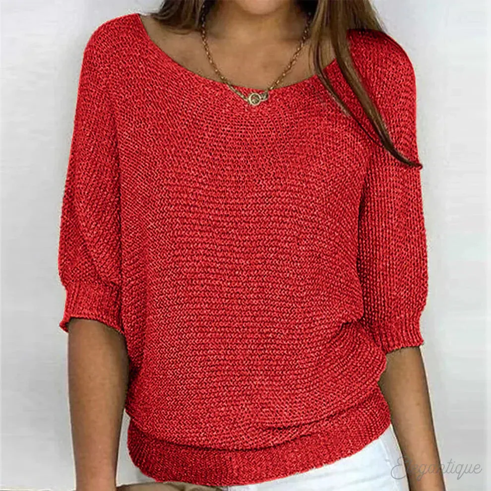 Maxie - Cozy Relaxed Knit Top